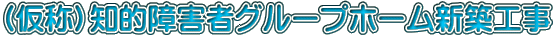 �i���́j�m�I��Q�҃O���[�v�z�[���V�z�H��